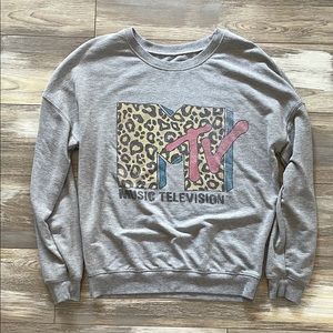 MTV oversized cheetah print vintage
